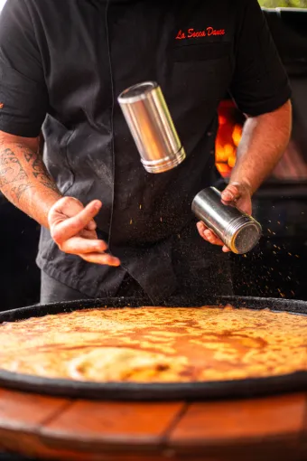 la socca dance vous propose un show cooking